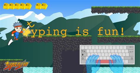 Berlatih mengetik di keyboard Indonesia.